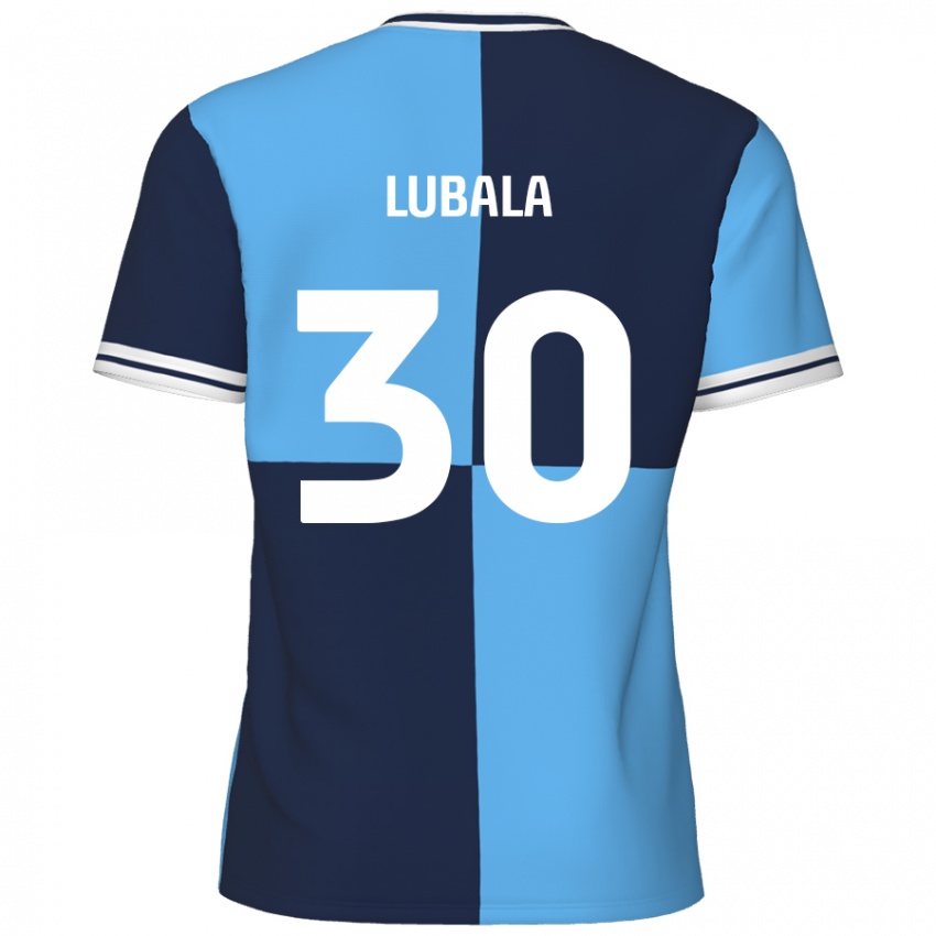 Criança Camisola Bez Lubala #30 Azul Céu Azul Escuro Principal 2024/25 Camisa Brasil