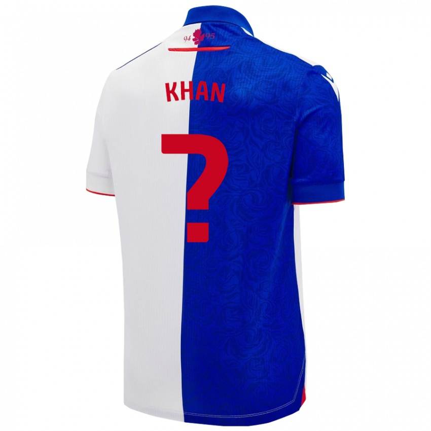 Criança Camisola Adam Khan #0 Céu Azul Branco Principal 2024/25 Camisa Brasil