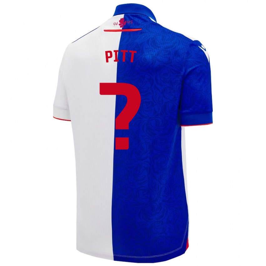 Criança Camisola Theo Pitt #0 Céu Azul Branco Principal 2024/25 Camisa Brasil