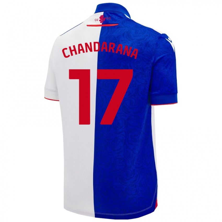 Criança Camisola Millie Chandarana #17 Céu Azul Branco Principal 2024/25 Camisa Brasil