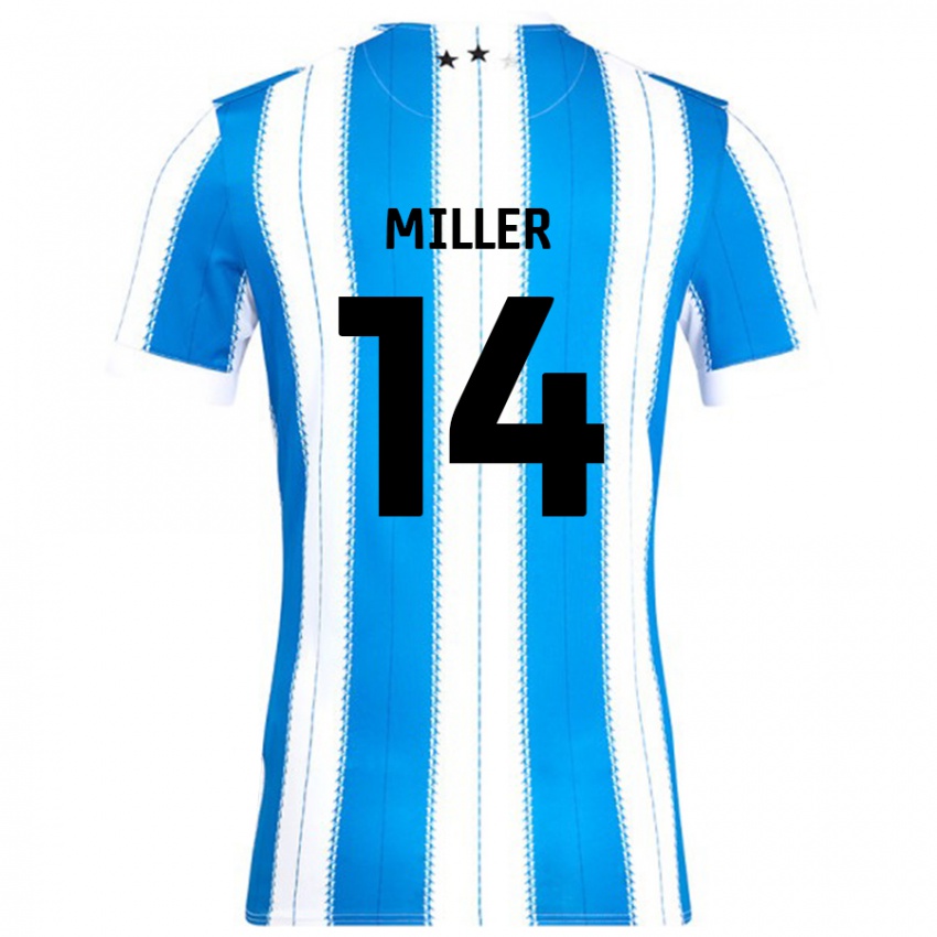 Criança Camisola Mickel Miller #14 Azul Branco Principal 2024/25 Camisa Brasil