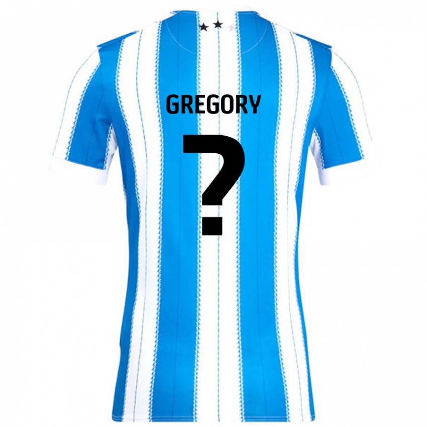 Criança Camisola Anthony Gregory #0 Azul Branco Principal 2024/25 Camisa Brasil