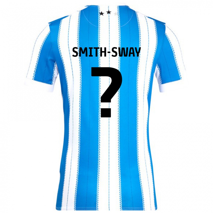 Criança Camisola Jay Smith-Sway #0 Azul Branco Principal 2024/25 Camisa Brasil