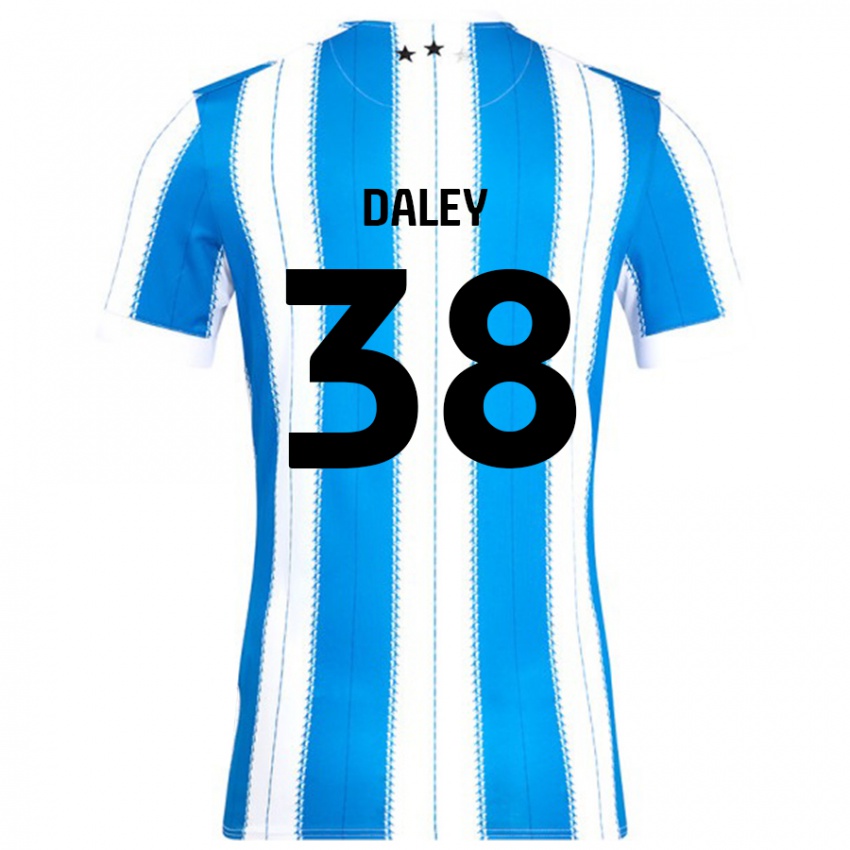 Criança Camisola Luke Daley #38 Azul Branco Principal 2024/25 Camisa Brasil