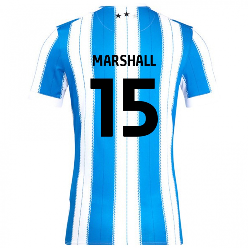 Criança Camisola Georgia Marshall #15 Azul Branco Principal 2024/25 Camisa Brasil