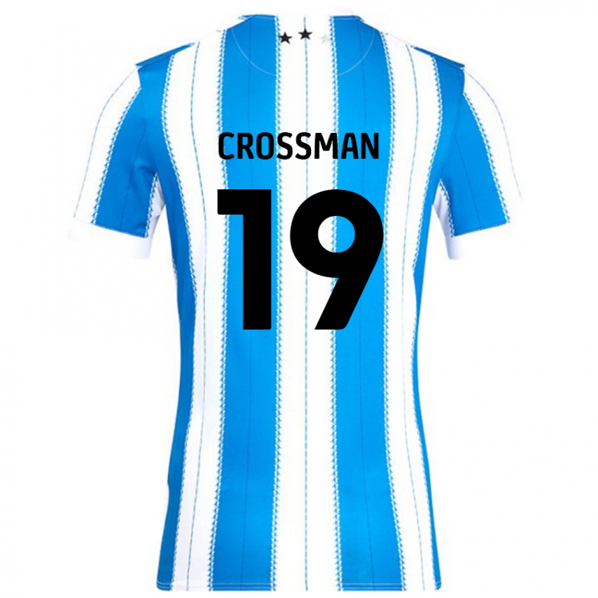 Criança Camisola Paige Crossman #19 Azul Branco Principal 2024/25 Camisa Brasil