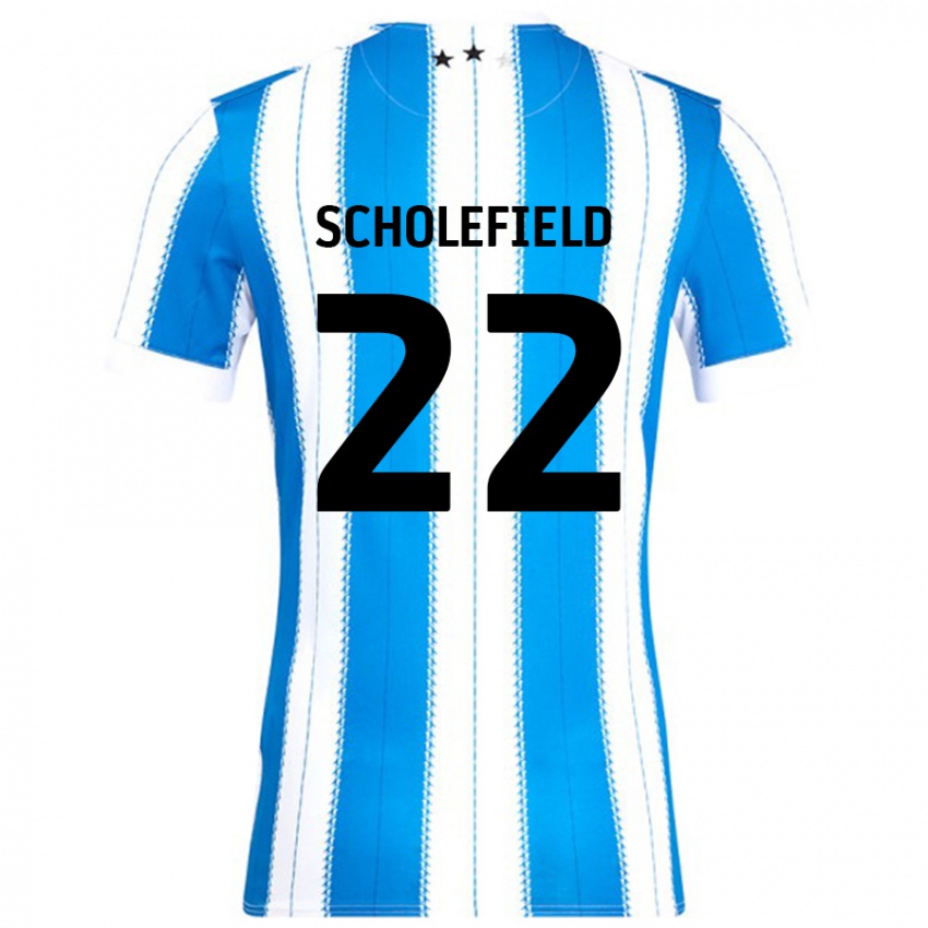 Criança Camisola Lois Scholefield #22 Azul Branco Principal 2024/25 Camisa Brasil