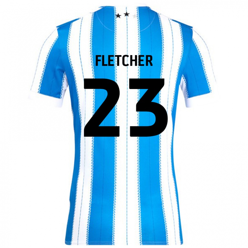 Criança Camisola Serena Fletcher #23 Azul Branco Principal 2024/25 Camisa Brasil