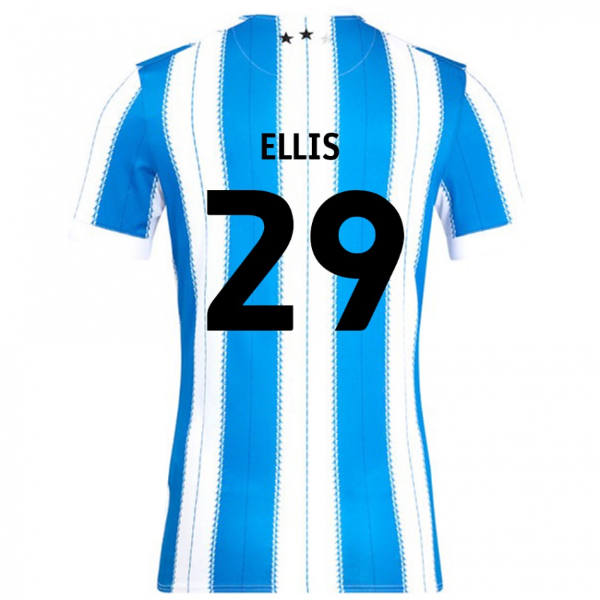 Criança Camisola Molly Ellis #29 Azul Branco Principal 2024/25 Camisa Brasil