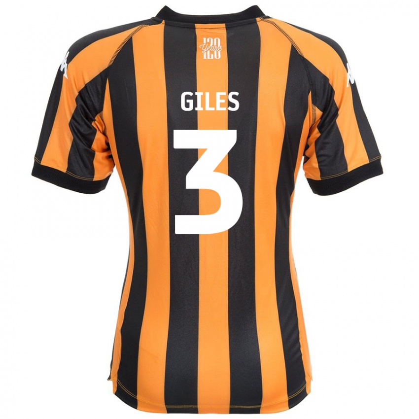 Criança Camisola Ryan Giles #3 Âmbar Negro Principal 2024/25 Camisa Brasil