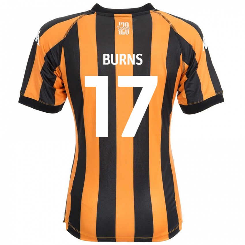 Criança Camisola Finley Burns #17 Âmbar Negro Principal 2024/25 Camisa Brasil