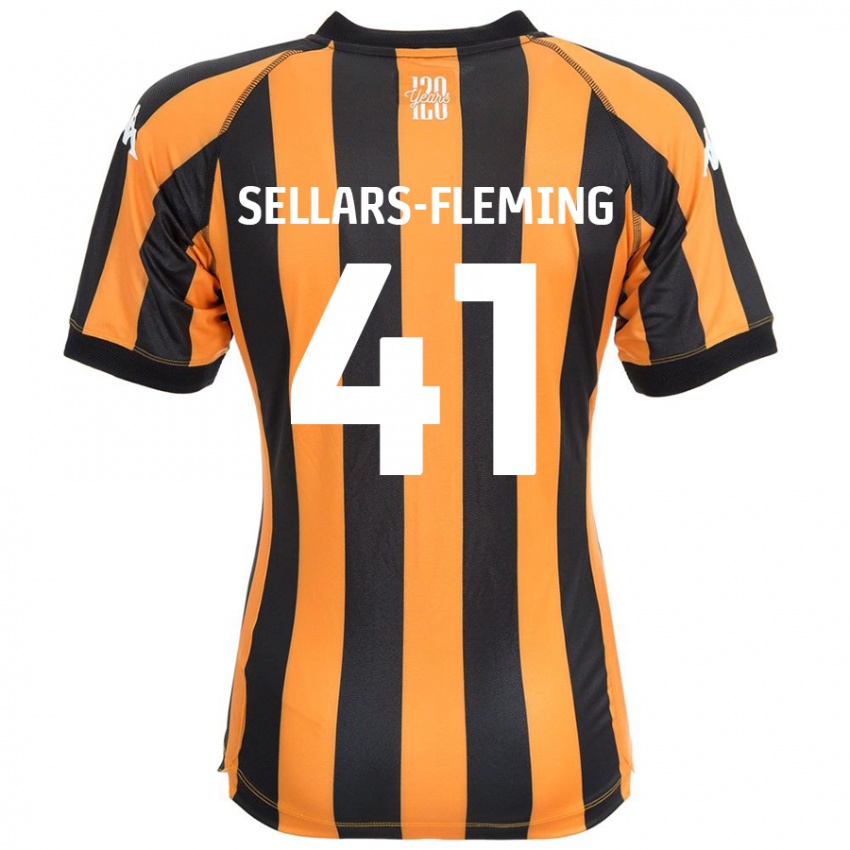 Criança Camisola Tyrell Sellars-Fleming #41 Âmbar Negro Principal 2024/25 Camisa Brasil