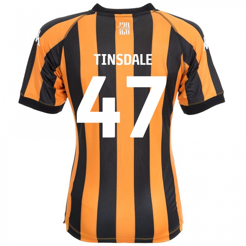 Criança Camisola Nathan Tinsdale #47 Âmbar Negro Principal 2024/25 Camisa Brasil