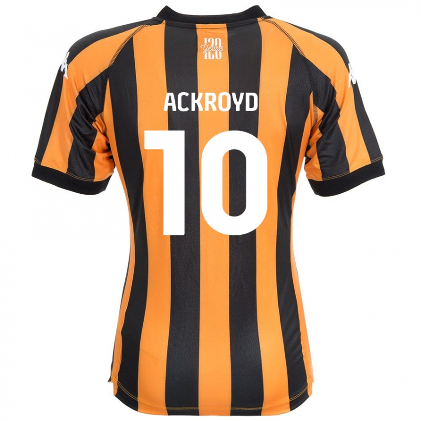 Criança Camisola Rachael Ackroyd #10 Âmbar Negro Principal 2024/25 Camisa Brasil