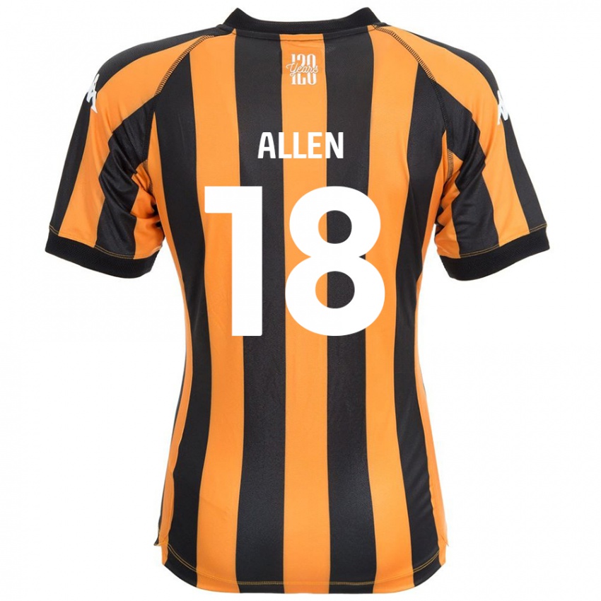 Criança Camisola Aaliyah Allen #18 Âmbar Negro Principal 2024/25 Camisa Brasil