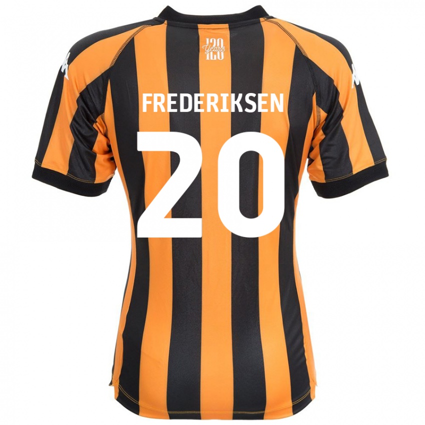 Criança Camisola Abbey Frederiksen #20 Âmbar Negro Principal 2024/25 Camisa Brasil