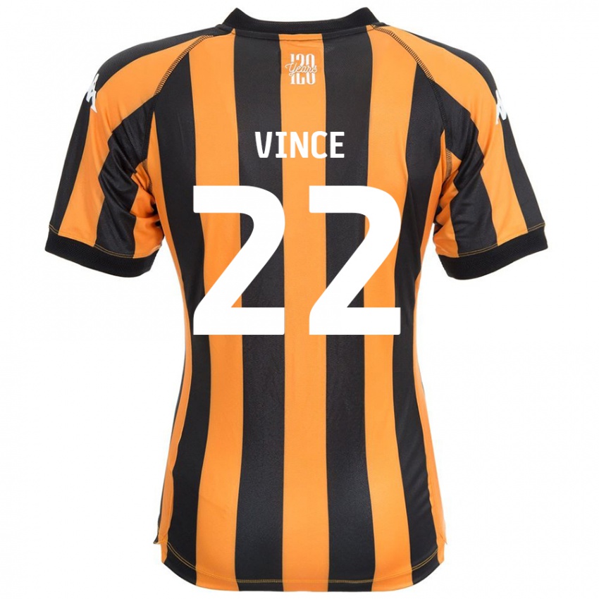 Criança Camisola Anna Vince #22 Âmbar Negro Principal 2024/25 Camisa Brasil