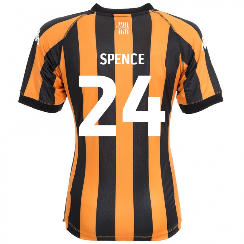 Criança Camisola Emily Spence #24 Âmbar Negro Principal 2024/25 Camisa Brasil