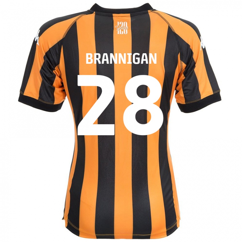 Criança Camisola Aoife Brannigan #28 Âmbar Negro Principal 2024/25 Camisa Brasil