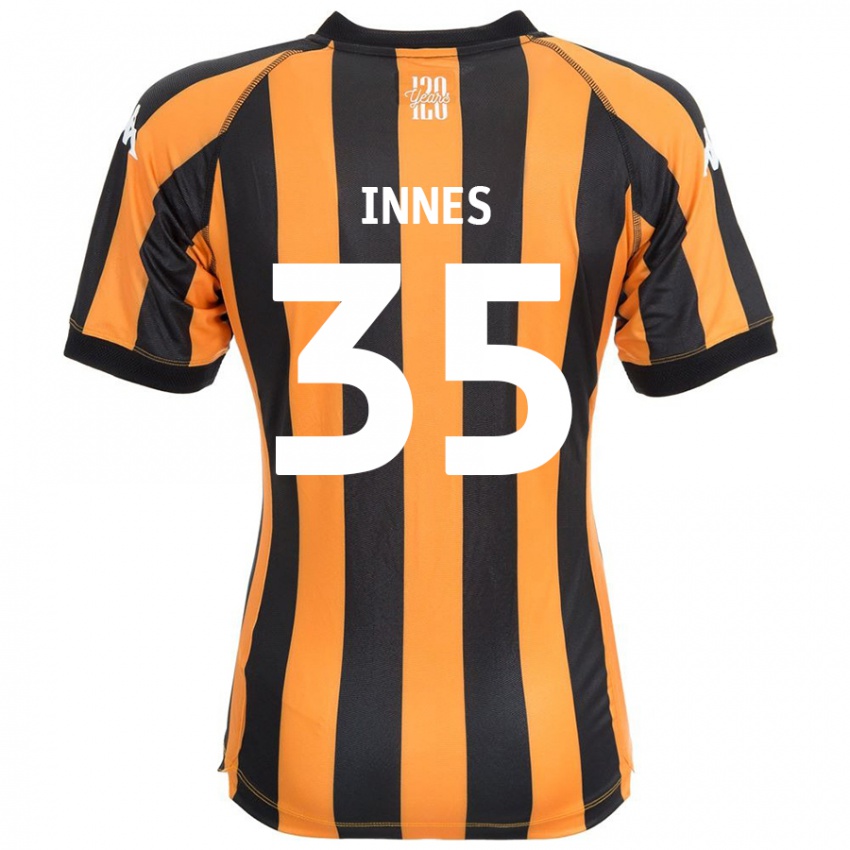 Criança Camisola Emma Innes #35 Âmbar Negro Principal 2024/25 Camisa Brasil