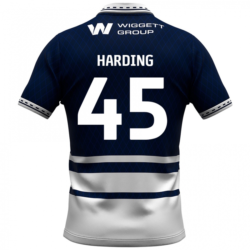 Criança Camisola Wes Harding #45 Azul Marinho Branco Principal 2024/25 Camisa Brasil