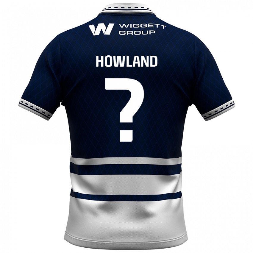 Criança Camisola Jack Howland #0 Azul Marinho Branco Principal 2024/25 Camisa Brasil