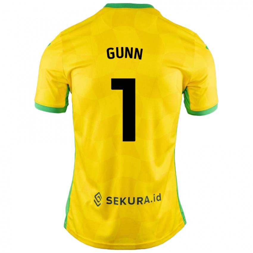 Criança Camisola Angus Gunn #1 Verde Amarelo Principal 2024/25 Camisa Brasil