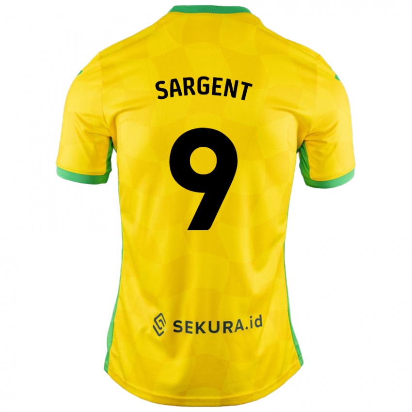 Criança Camisola Josh Sargent #9 Verde Amarelo Principal 2024/25 Camisa Brasil