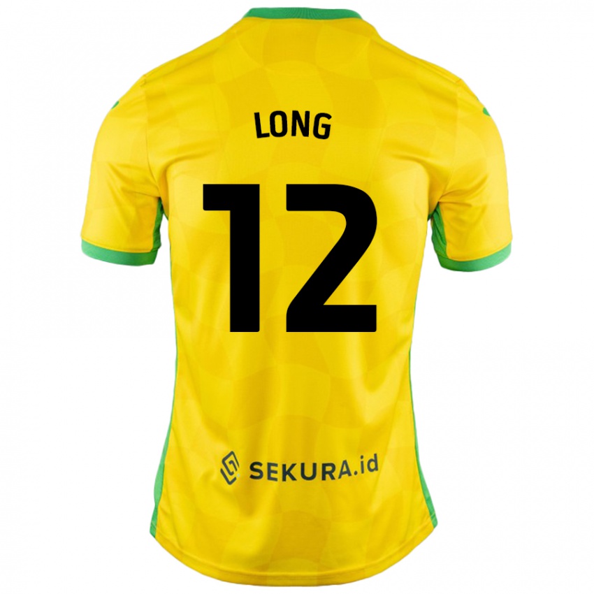 Criança Camisola George Long #12 Verde Amarelo Principal 2024/25 Camisa Brasil