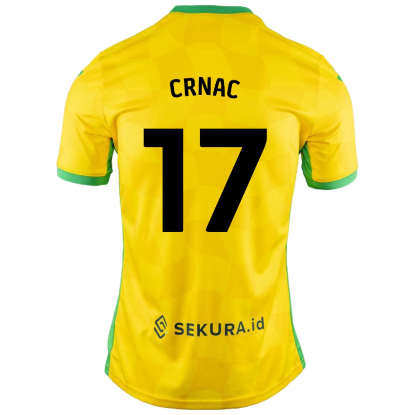 Criança Camisola Ante Crnac #17 Verde Amarelo Principal 2024/25 Camisa Brasil