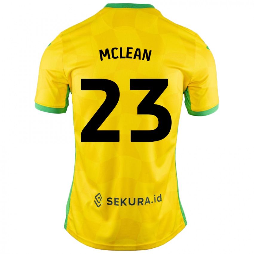 Criança Camisola Kenny Mclean #23 Verde Amarelo Principal 2024/25 Camisa Brasil