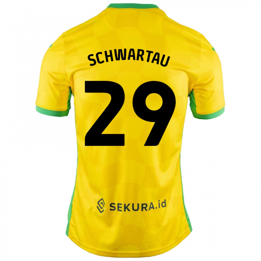 Criança Camisola Oscar Schwartau #29 Verde Amarelo Principal 2024/25 Camisa Brasil