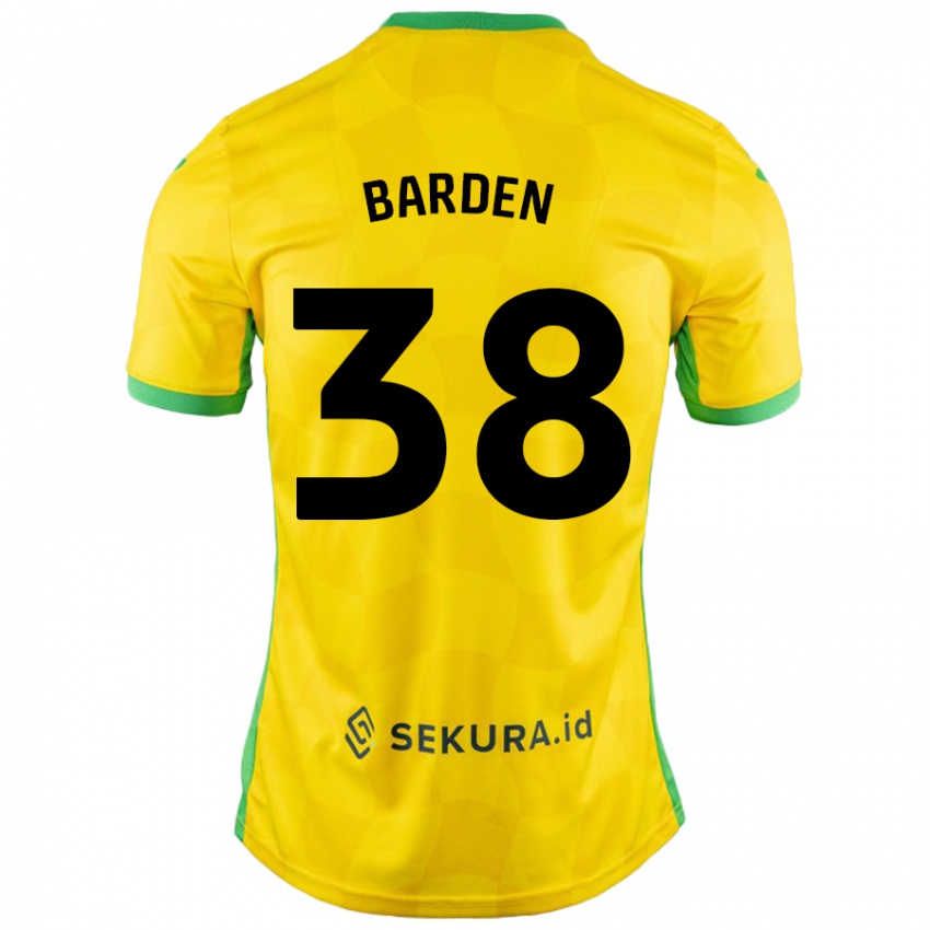 Criança Camisola Daniel Barden #38 Verde Amarelo Principal 2024/25 Camisa Brasil