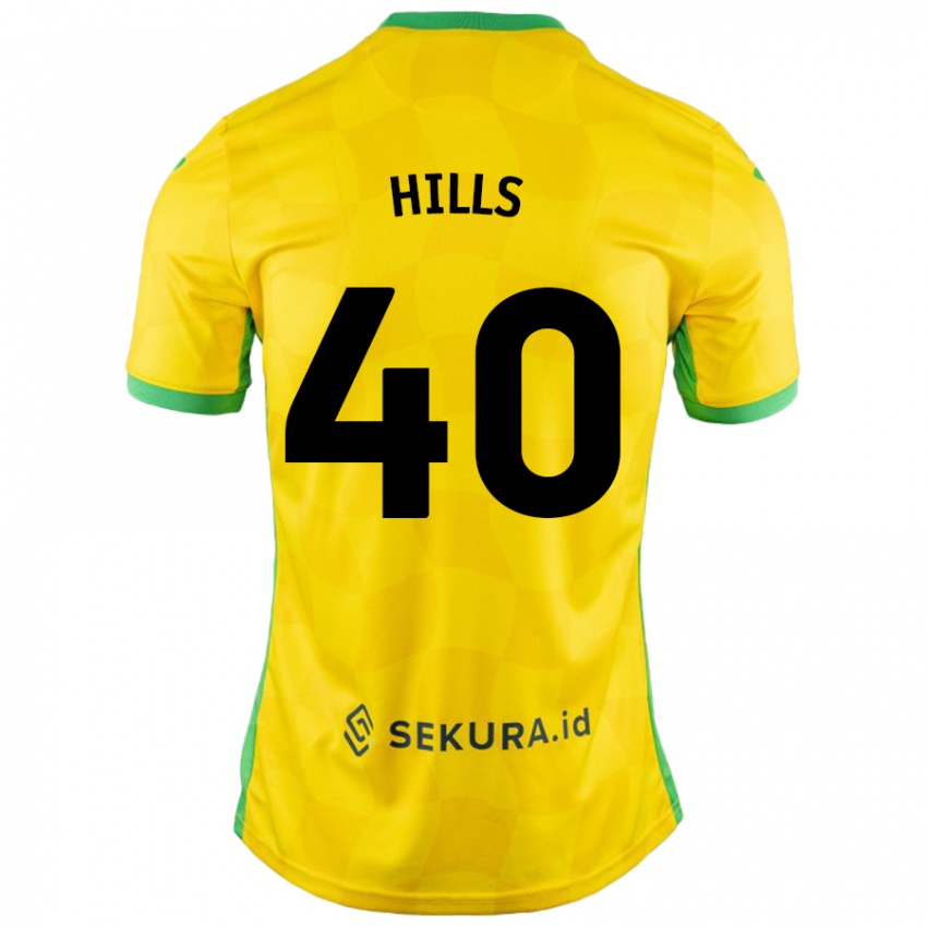 Criança Camisola Brad Hills #40 Verde Amarelo Principal 2024/25 Camisa Brasil