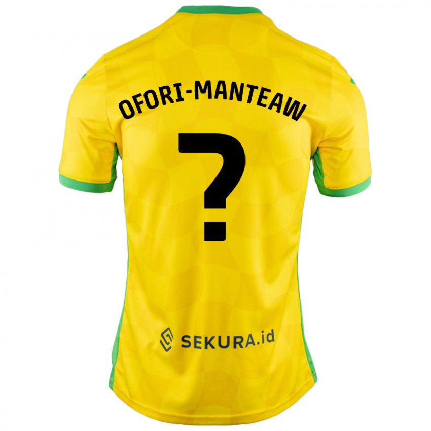 Criança Camisola Lloyd Ofori-Manteaw #0 Verde Amarelo Principal 2024/25 Camisa Brasil