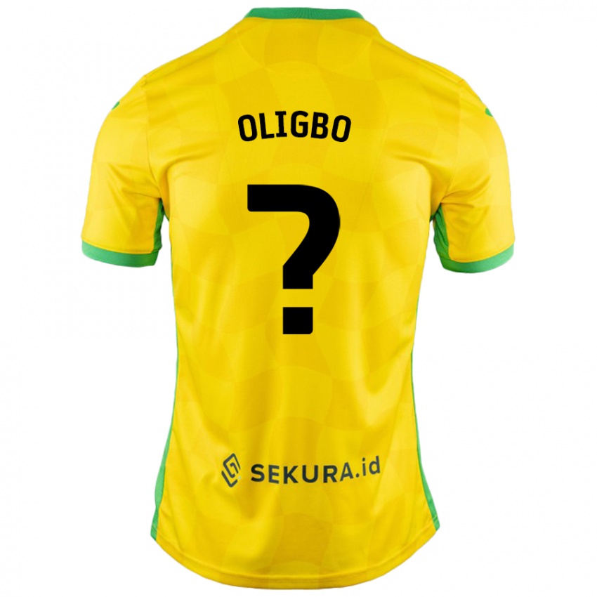 Criança Camisola Finlay Oligbo #0 Verde Amarelo Principal 2024/25 Camisa Brasil