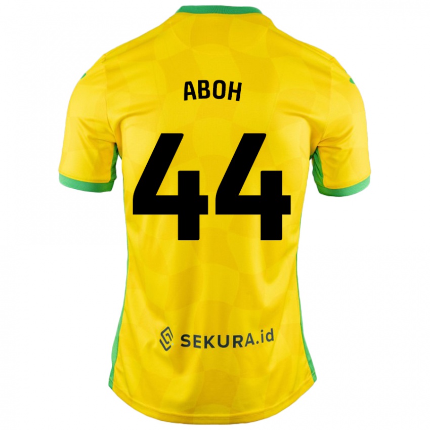 Criança Camisola Ken Aboh #44 Verde Amarelo Principal 2024/25 Camisa Brasil