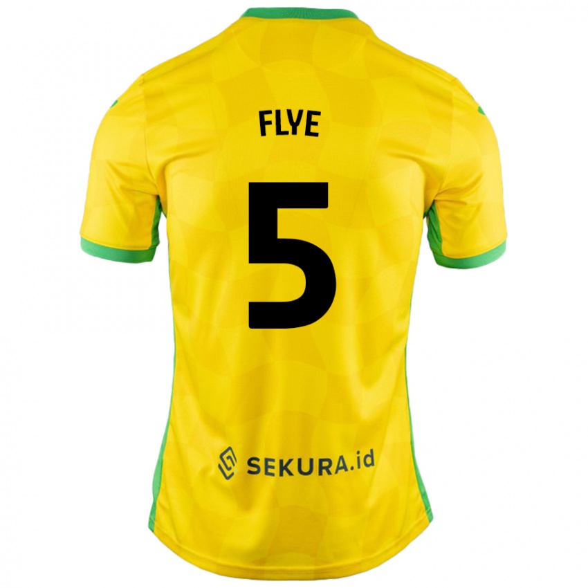 Criança Camisola Ceri Flye #5 Verde Amarelo Principal 2024/25 Camisa Brasil