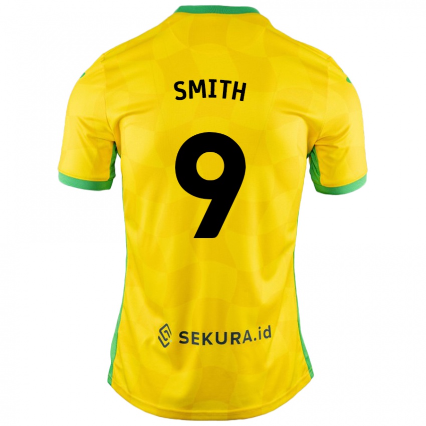 Criança Camisola Ellie Smith #9 Verde Amarelo Principal 2024/25 Camisa Brasil