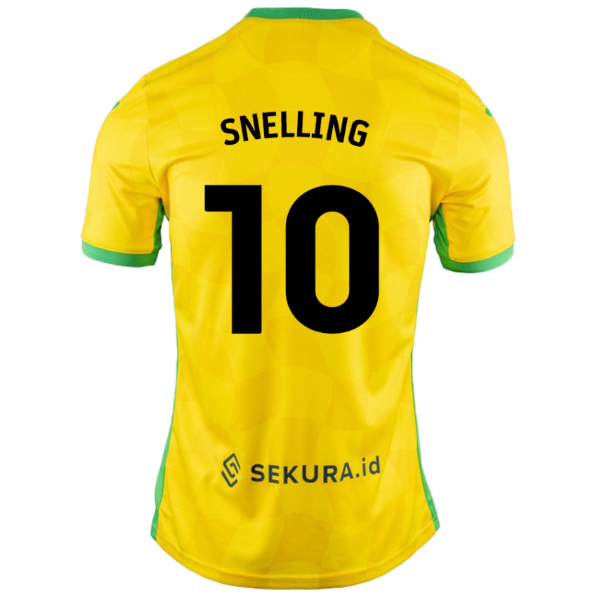 Criança Camisola Natasha Snelling #10 Verde Amarelo Principal 2024/25 Camisa Brasil