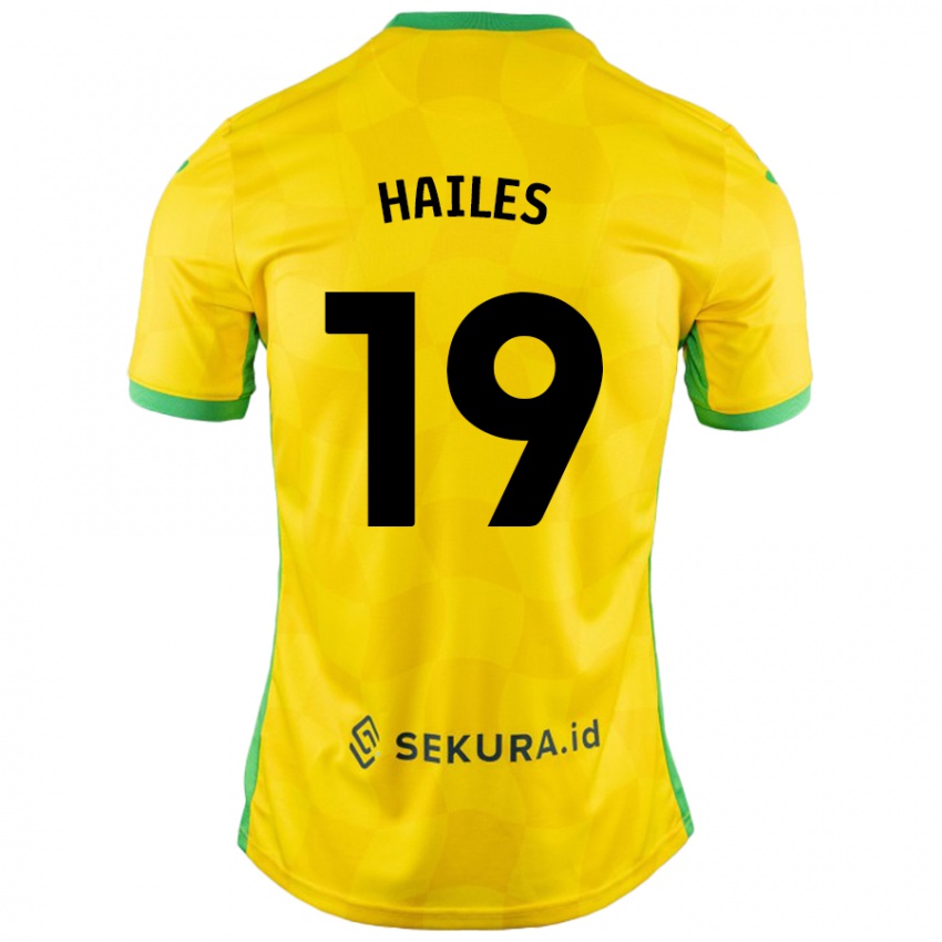 Criança Camisola Lauren Hailes #19 Verde Amarelo Principal 2024/25 Camisa Brasil