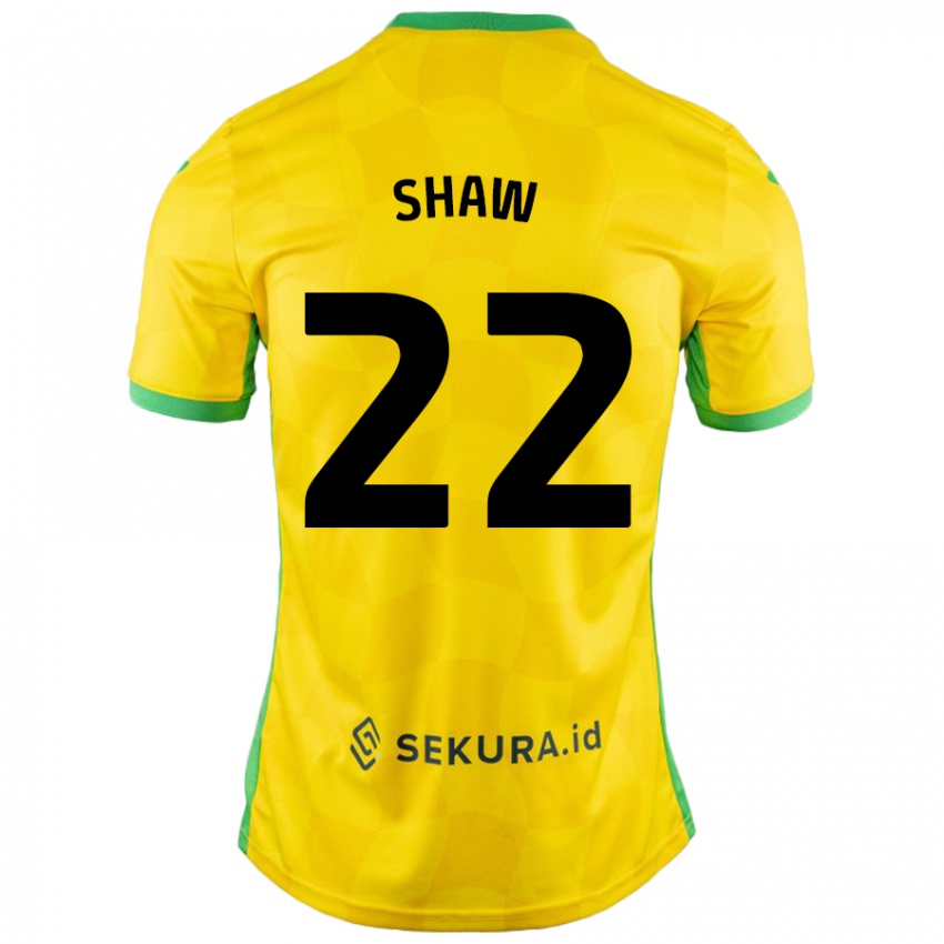 Criança Camisola Shannon Shaw #22 Verde Amarelo Principal 2024/25 Camisa Brasil