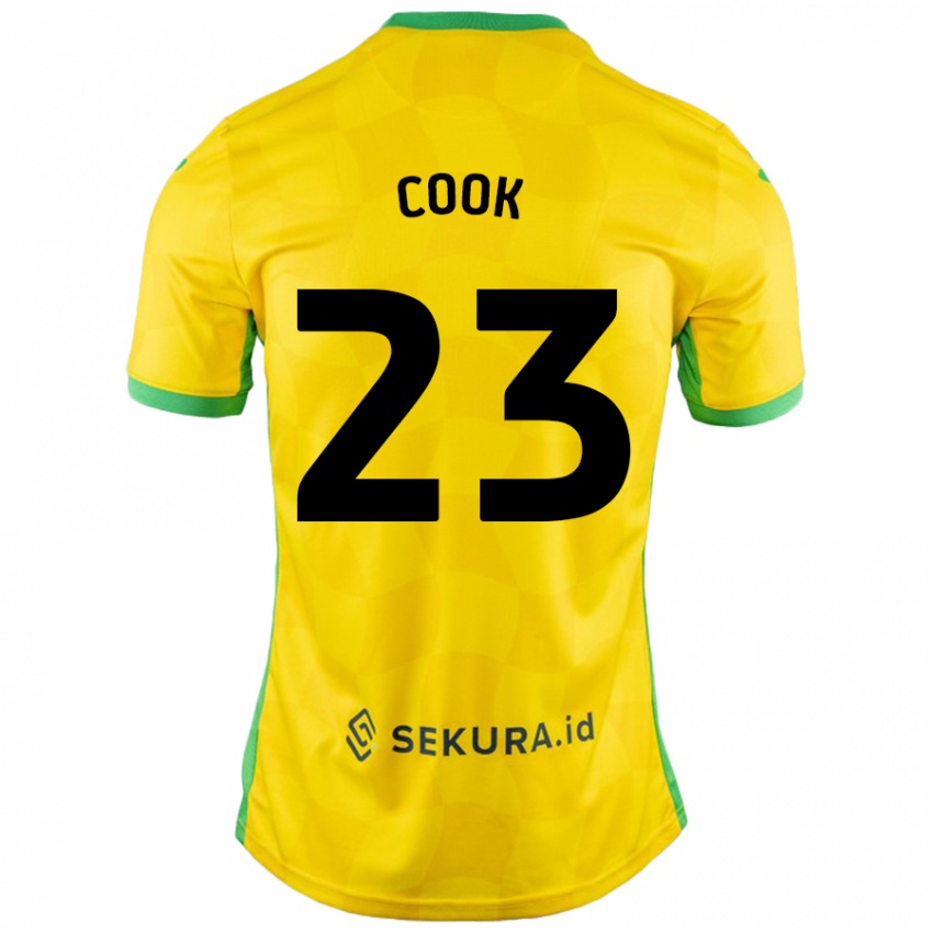 Criança Camisola Olivia Cook #23 Verde Amarelo Principal 2024/25 Camisa Brasil