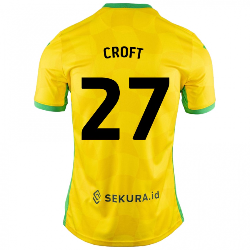 Criança Camisola Mary Croft #27 Verde Amarelo Principal 2024/25 Camisa Brasil