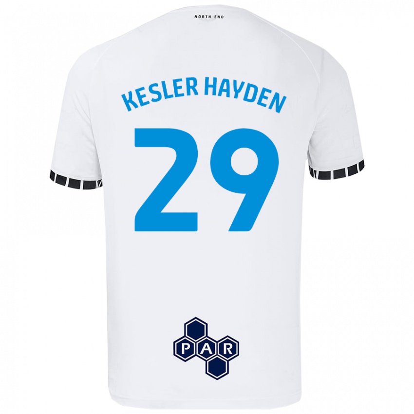 Criança Camisola Kaine Kesler-Hayden #29 Branco Principal 2024/25 Camisa Brasil