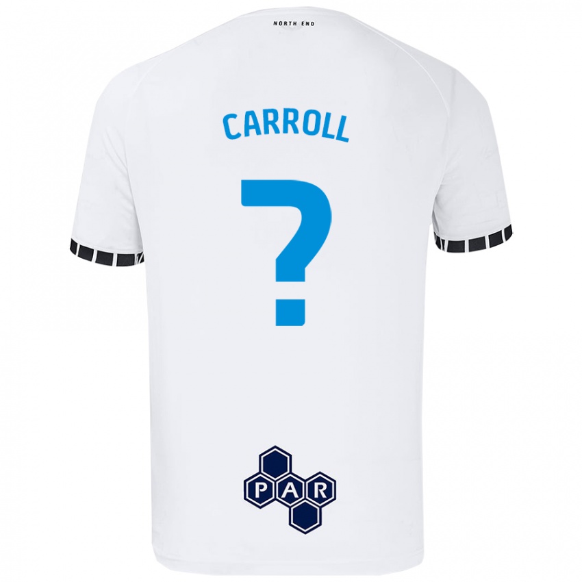 Criança Camisola Theo Carroll #0 Branco Principal 2024/25 Camisa Brasil