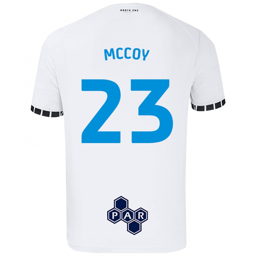 Criança Camisola Faye Mccoy #23 Branco Principal 2024/25 Camisa Brasil