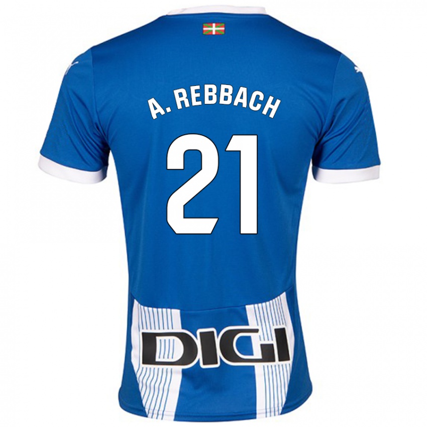 Criança Camisola Abde Rebbach #21 Azul Principal 2024/25 Camisa Brasil