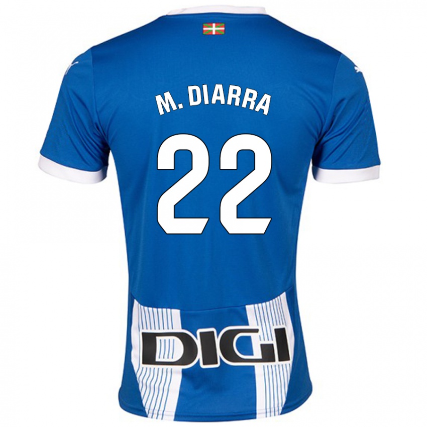 Criança Camisola Moussa Diarra #22 Azul Principal 2024/25 Camisa Brasil