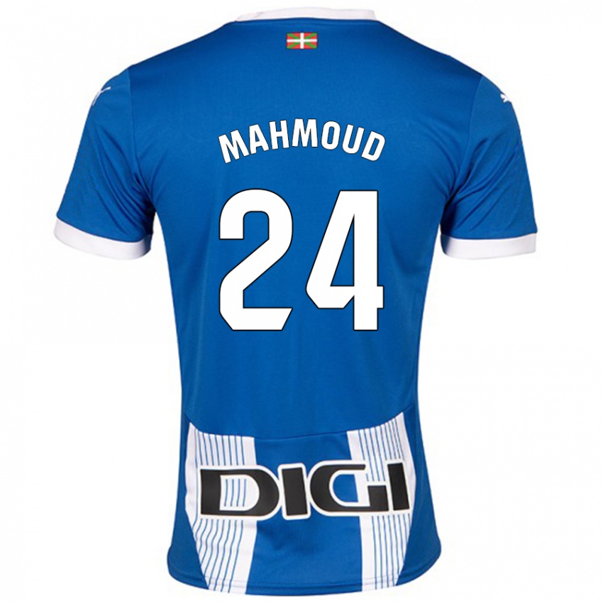 Criança Camisola Abdallahi Mahmoud #24 Azul Principal 2024/25 Camisa Brasil